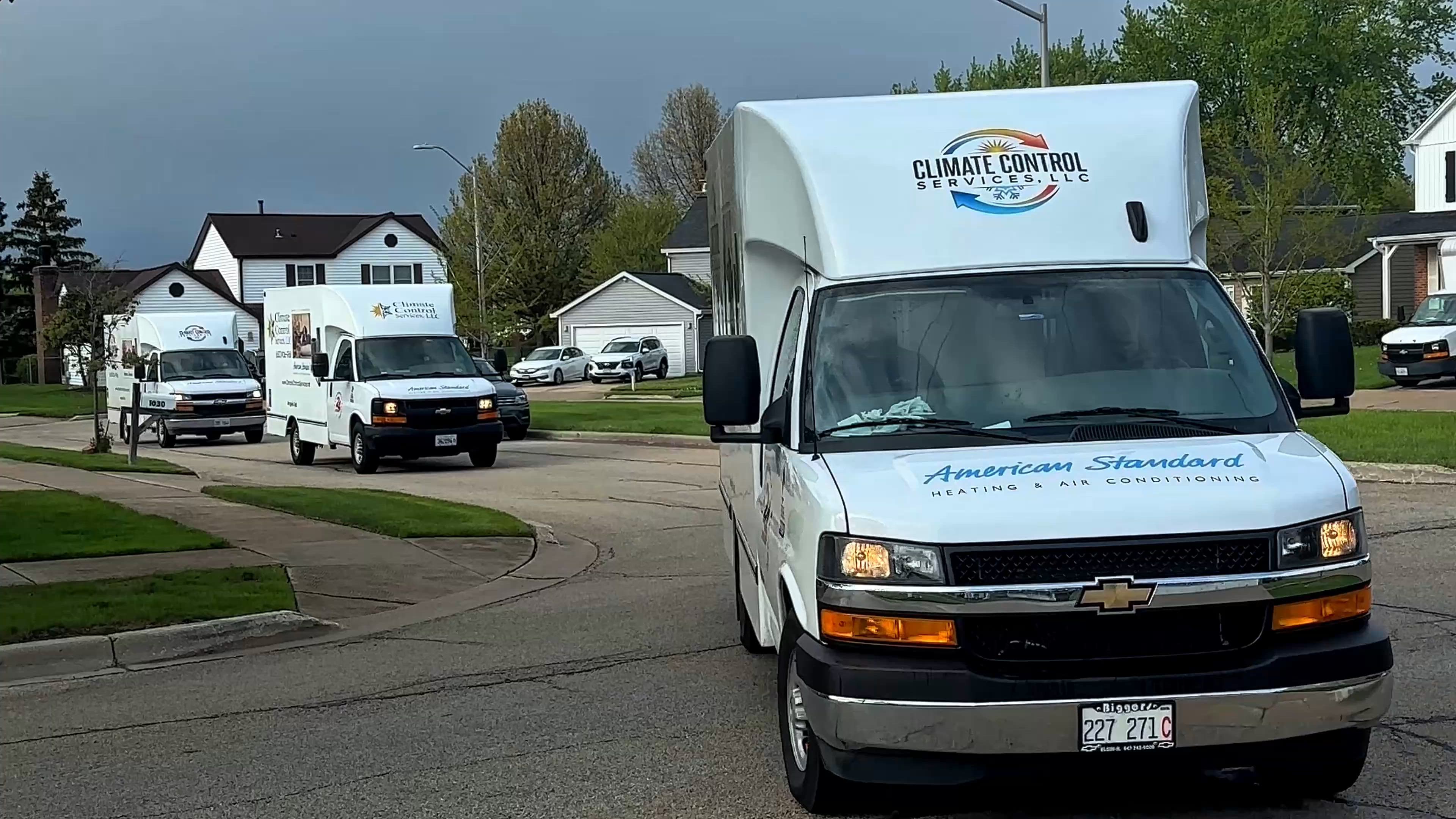 Climate Control Services branded HVAC fleet